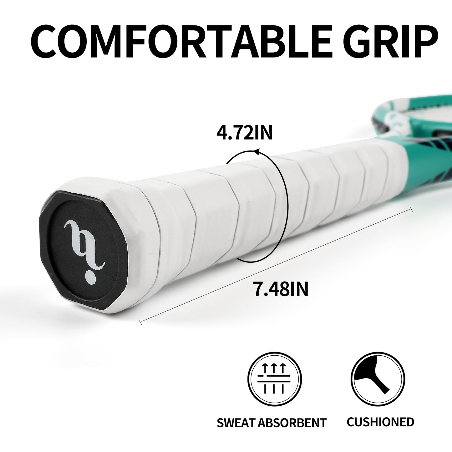 DSK PROLINE Tennis Set for Adults & Teens – 2 Tennis Rackets, 3 Tennis Balls & Carry Bag | Lightweight Training & Recreational Tennis Kit