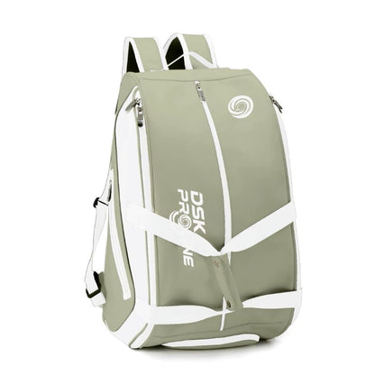 Waterproof Large Capacity Tennis & Gym Backpack – Nylon Sports Bag with Shoe Compartment